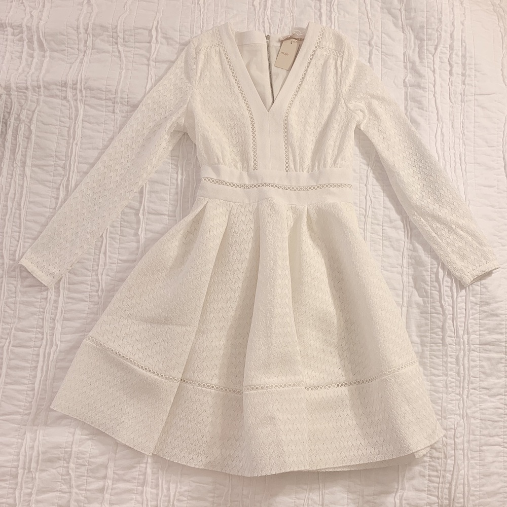 Maje Rossignol Lace Skater Dress NWT!